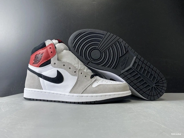 Cheap TBK Fashionable Grey Jordan1 3738 555088- Light Retro Smoke 1029